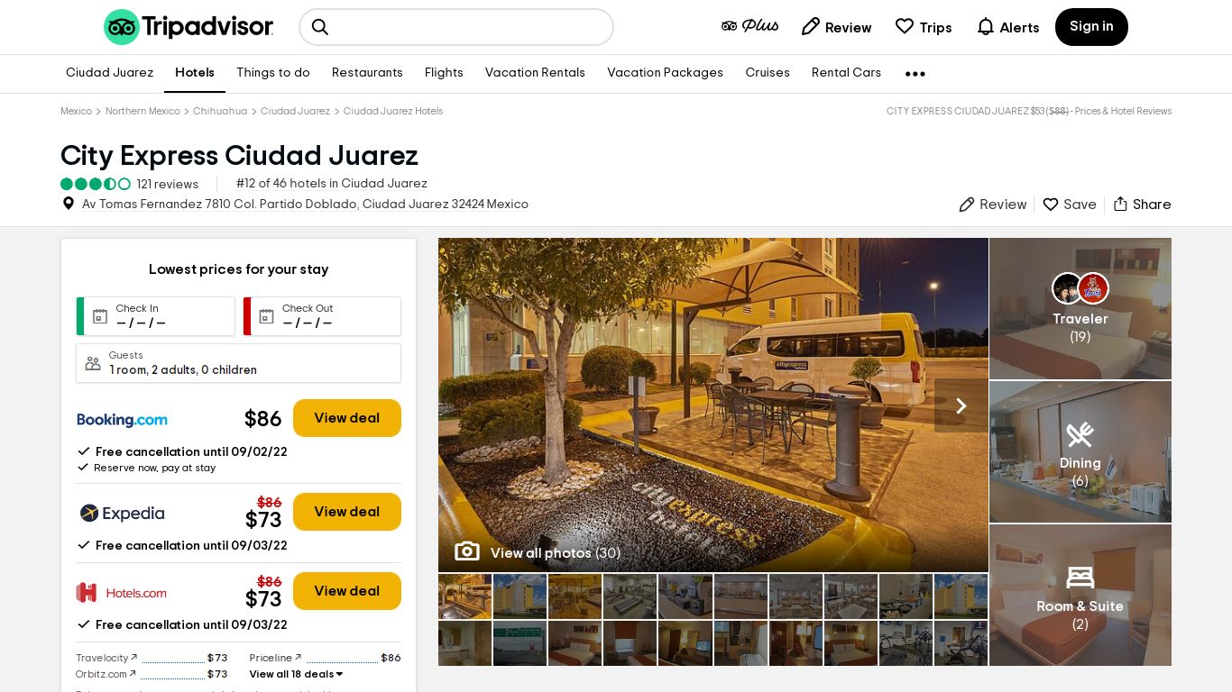 CITY EXPRESS CIUDAD JUAREZ $61 ($̶8̶4̶) - Prices & Hotel Reviews